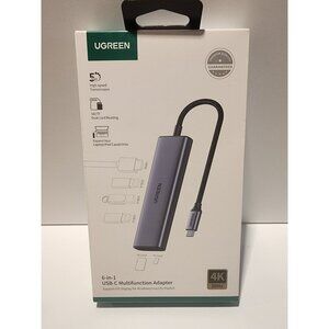 Ugreen 6-in-1 Type C to HDMI +USB 3.0*3 + SD/TF Converter